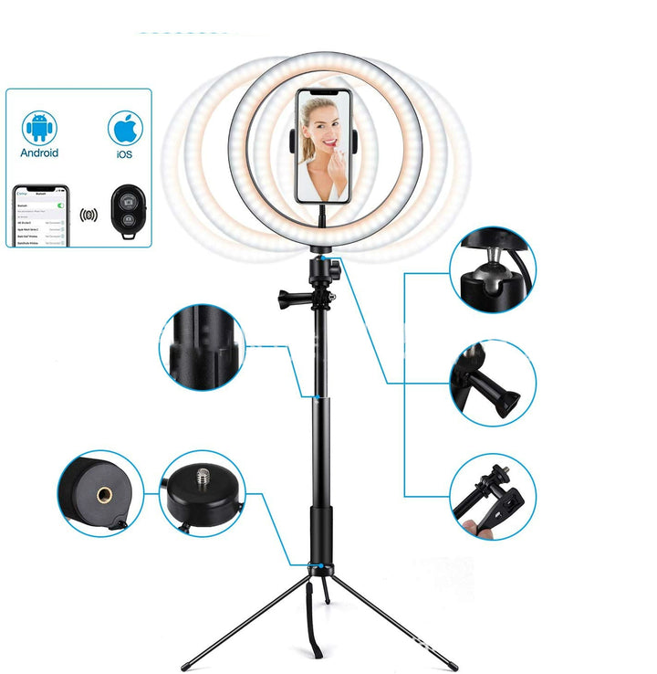 Illuminate Your World with the 10 Inch LED Ring Light Tripod