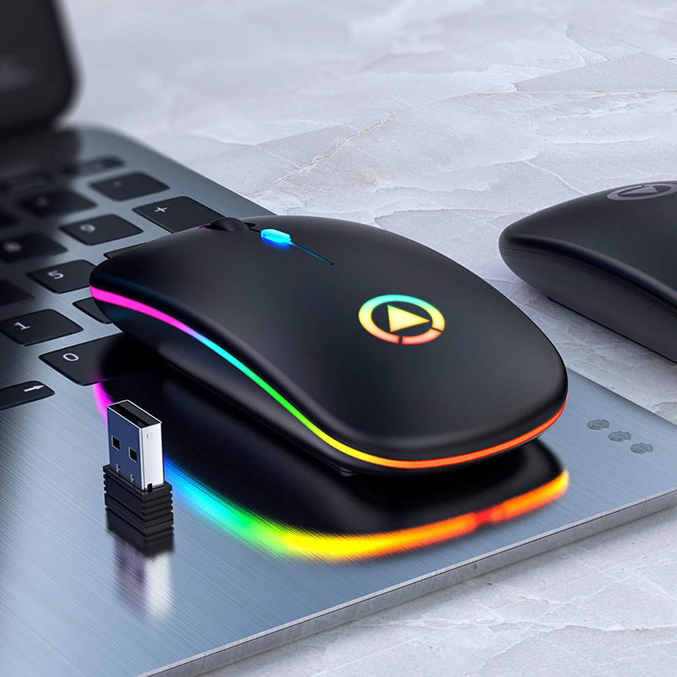 Transform Your Workspace with the Silent Rechargeable Wireless Mouse