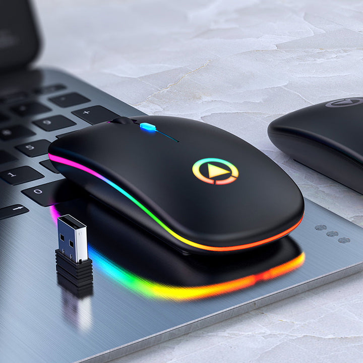 Transform Your Workspace with the Silent Rechargeable Wireless Mouse