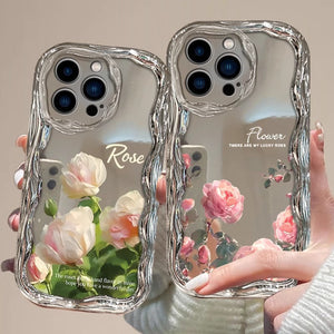 Discover the Elegance of Our Rose Flower Design Phone Case